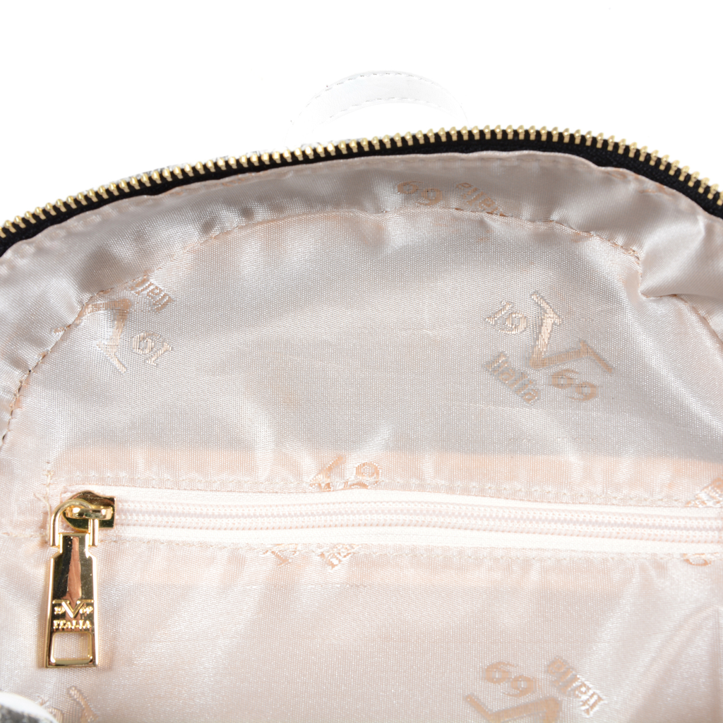 19V69 Italia Zaino Donna Multicolore 5008 PITONE GRIGIO BIANCO