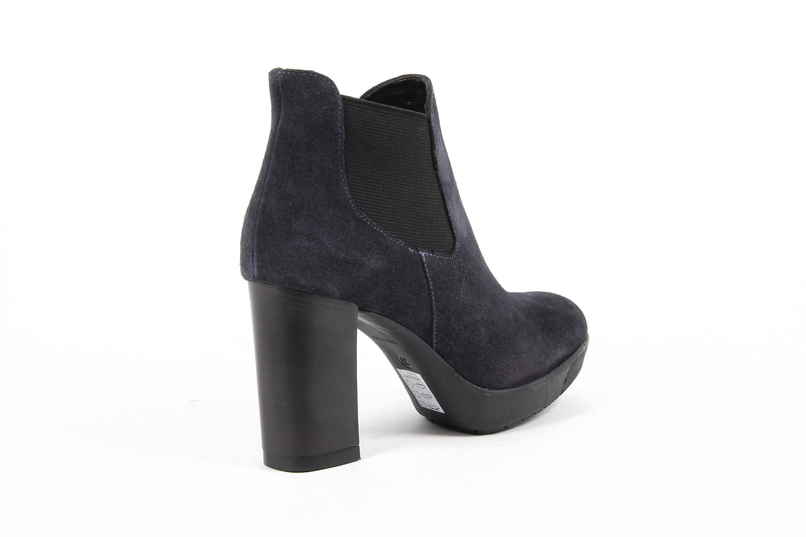 V 1969 Italia Stivaletto Donna C17 VELOUR BLU