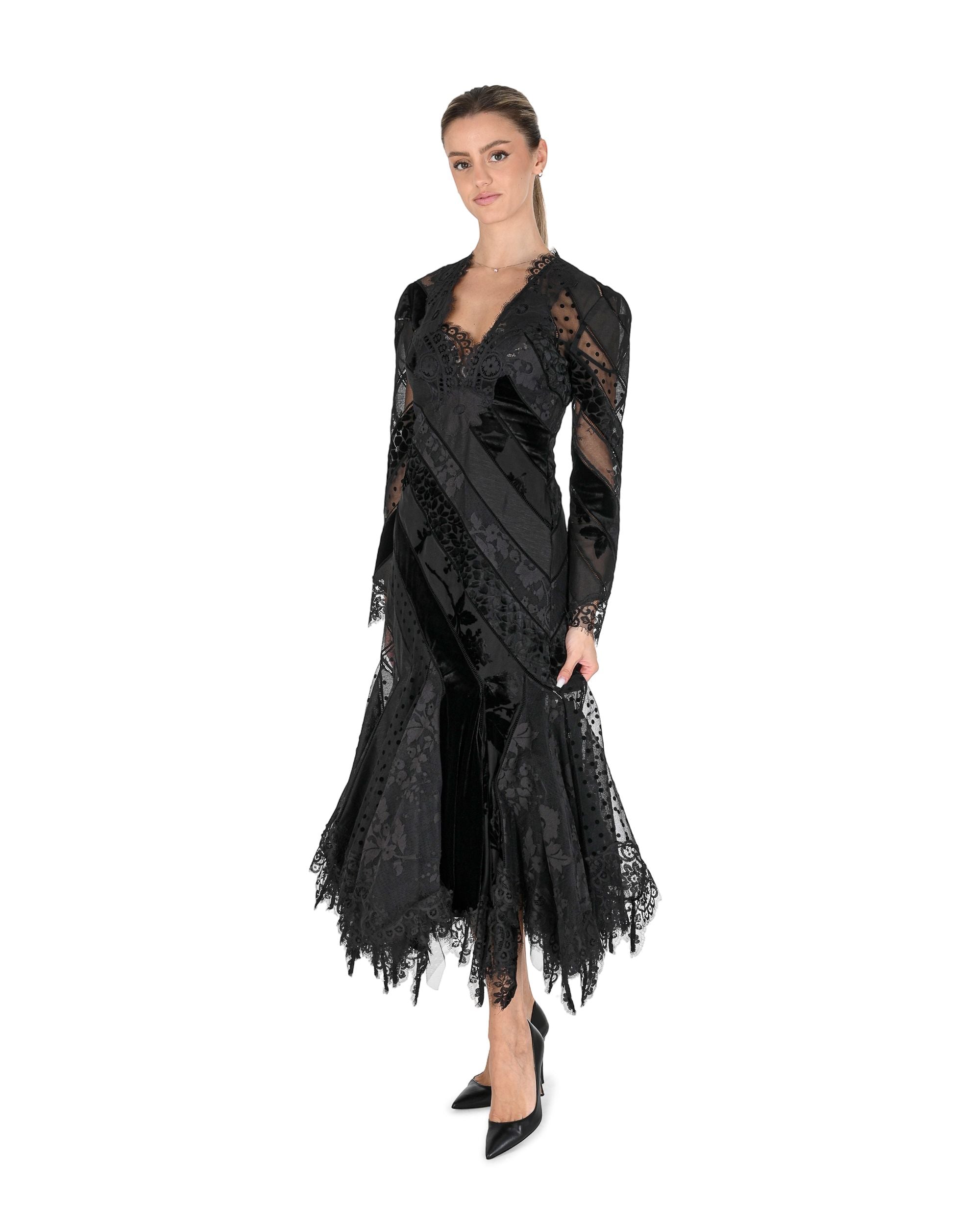Abito da donna Zimmermann 0392DF242 NERO 801