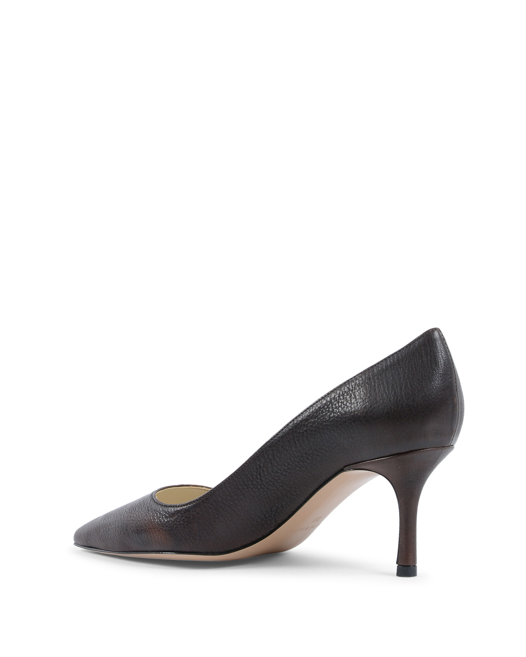 19V69 Italia Scarpe da donna con tacco marrone scuro INES65 JUNIOR CALF CAFFE