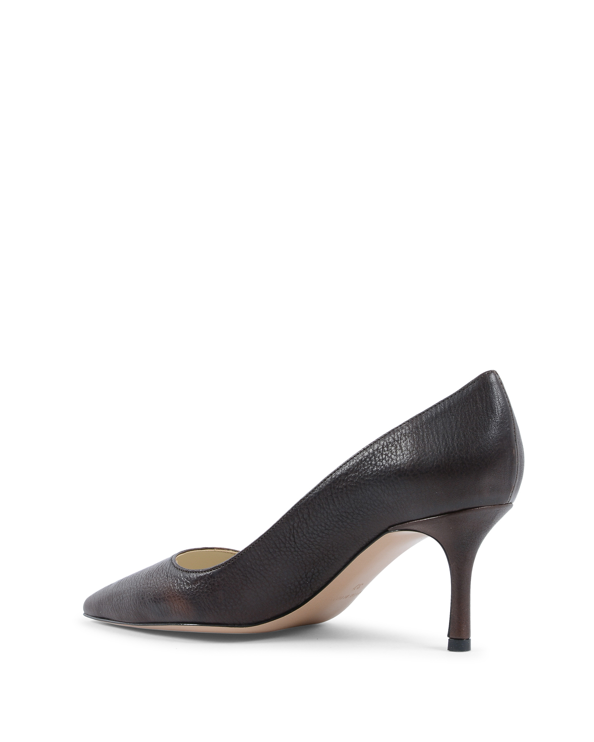 19V69 Italia Scarpe da donna con tacco marrone scuro INES65 JUNIOR CALF CAFFE
