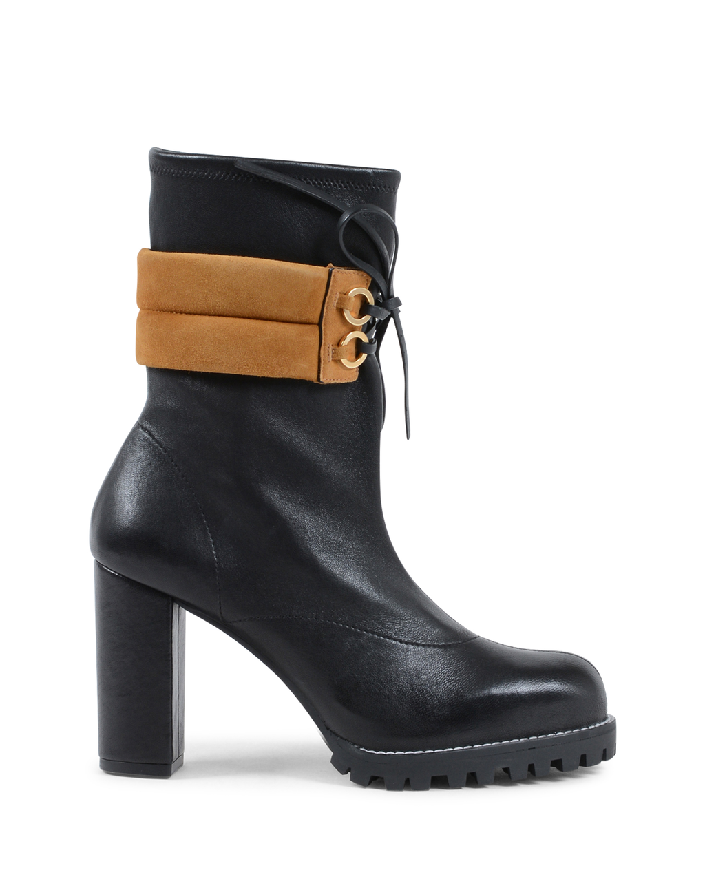 Stuart Weitzman Stivaletto corto da donna nero BRONWYN