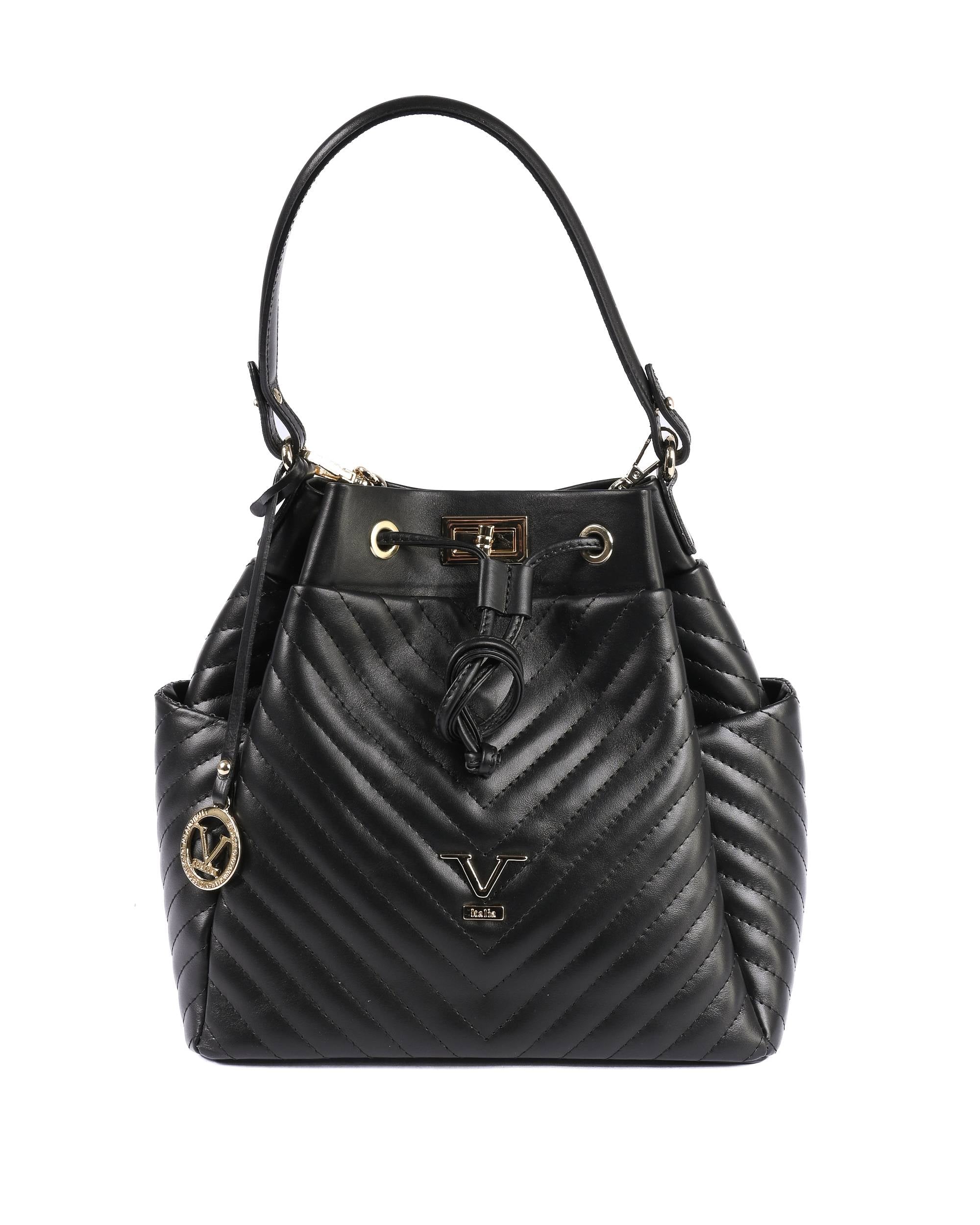 V Italia Borsa da donna BH10272 52 N SAUVAGE NERO
