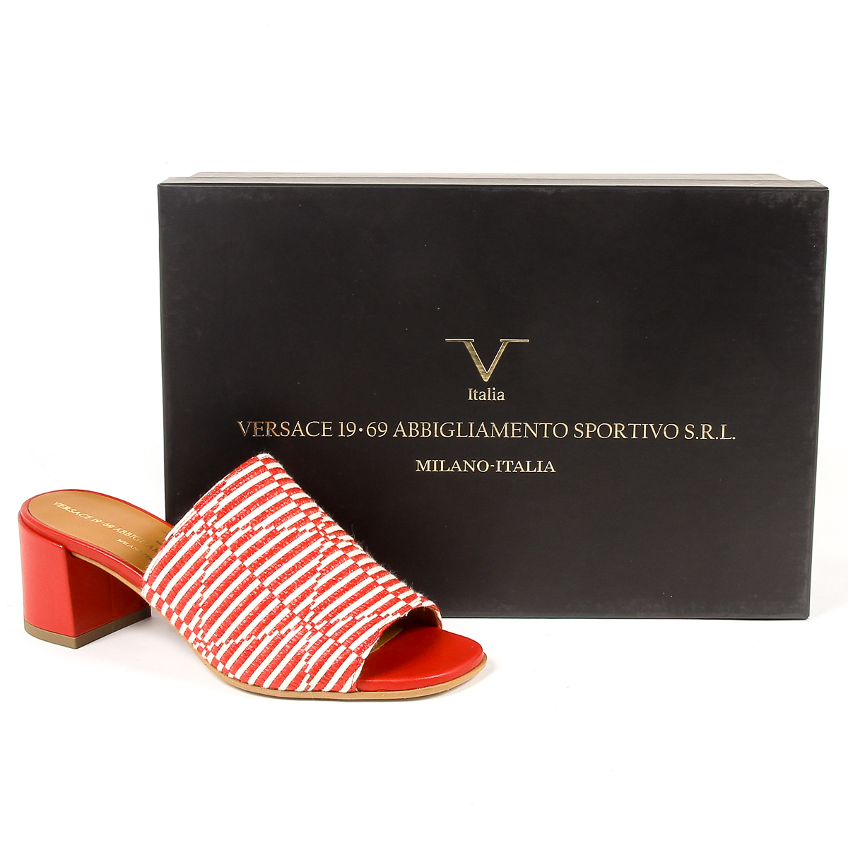 V 1969 Italia Sandalo Donna Rosso FLORENCIA