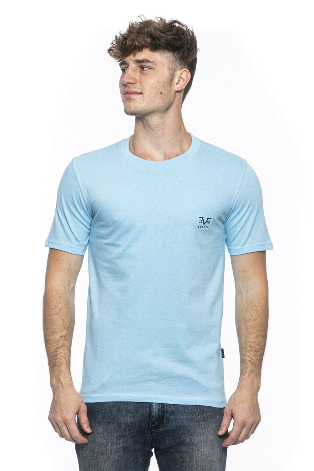 19V69 Italia T-Shirt Uomo Azzurro ERIC AZZURRO