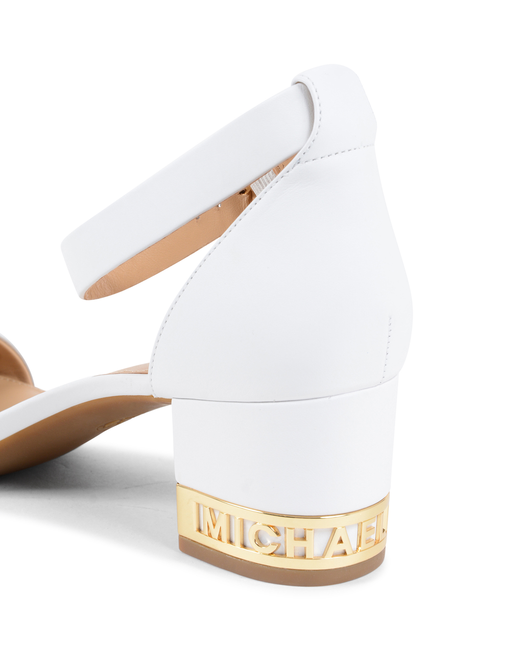 Sandalo con cinturino alla caviglia da donna Michael Kors bianco PORTIA