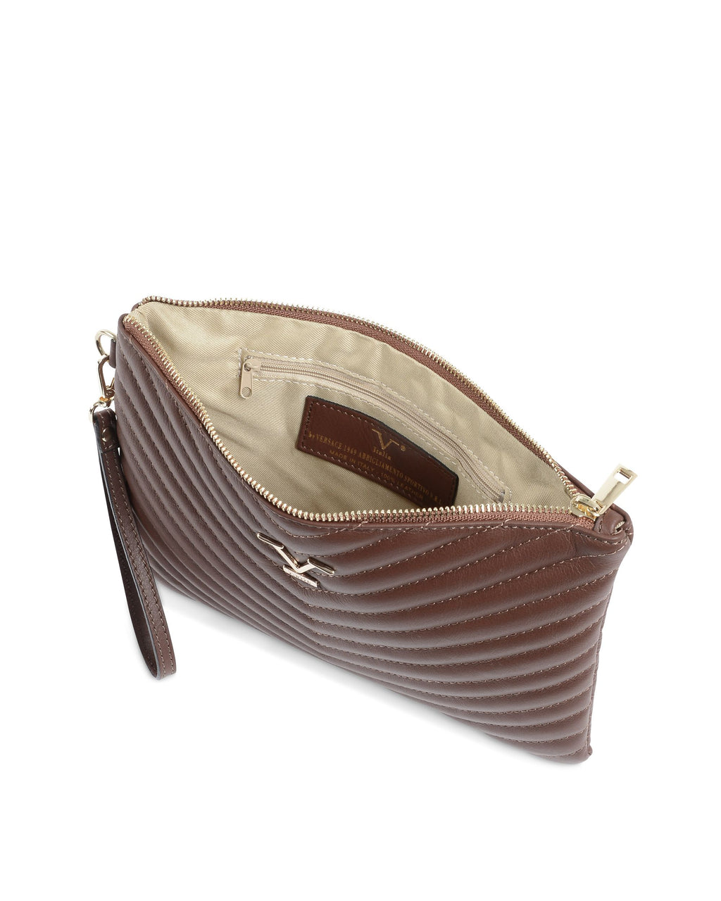 Borsa Donna V Italia Marrone V613 52 SAUVAGE BRUCIATO
