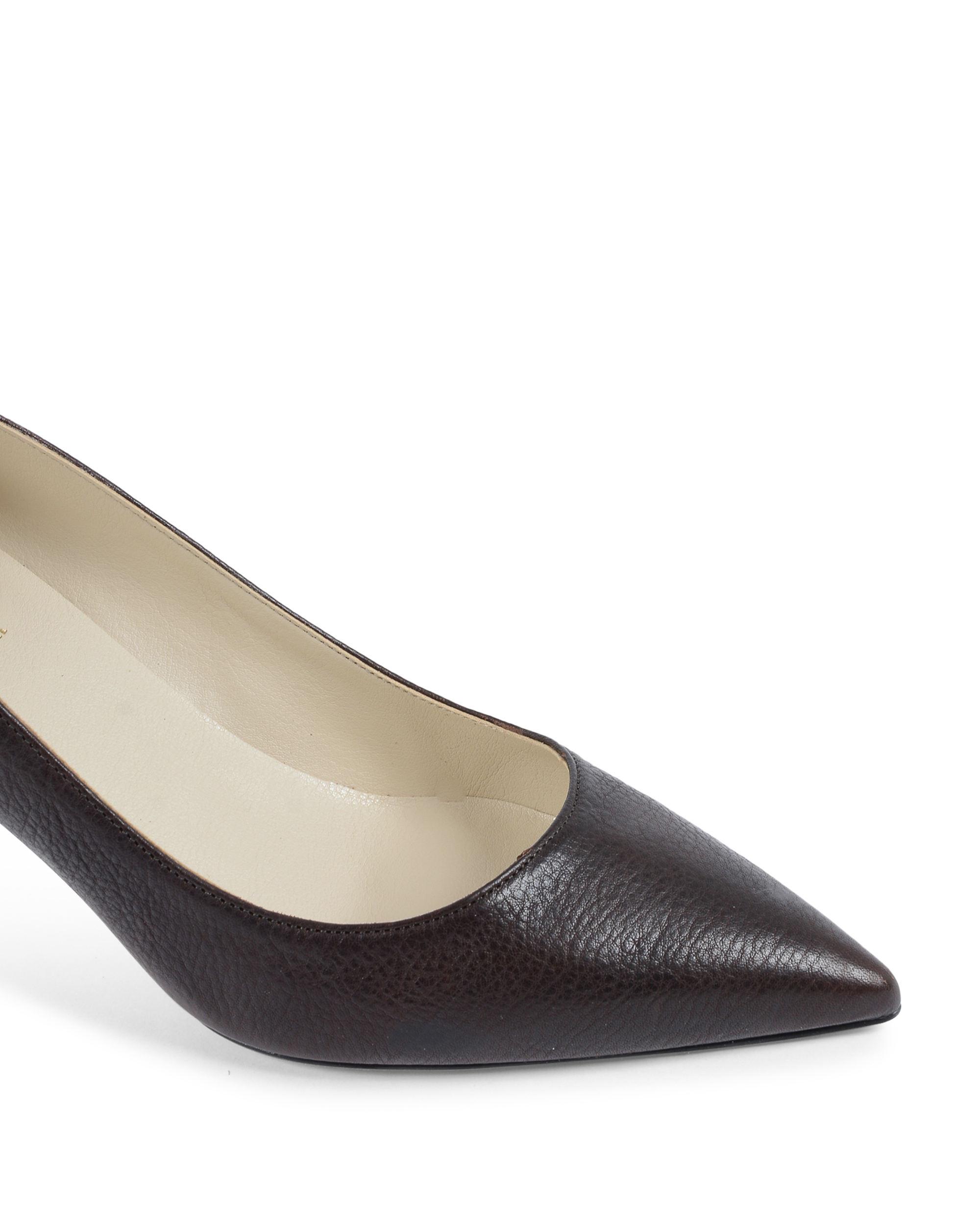 19V69 Italia Scarpe da donna con tacco marrone scuro INES65 JUNIOR CALF CAFFE