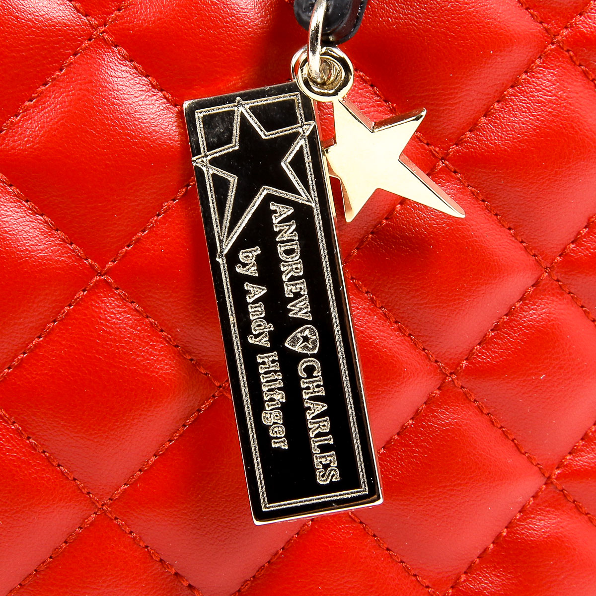 Borsa a mano da donna Andrew Charles rossa HOPE