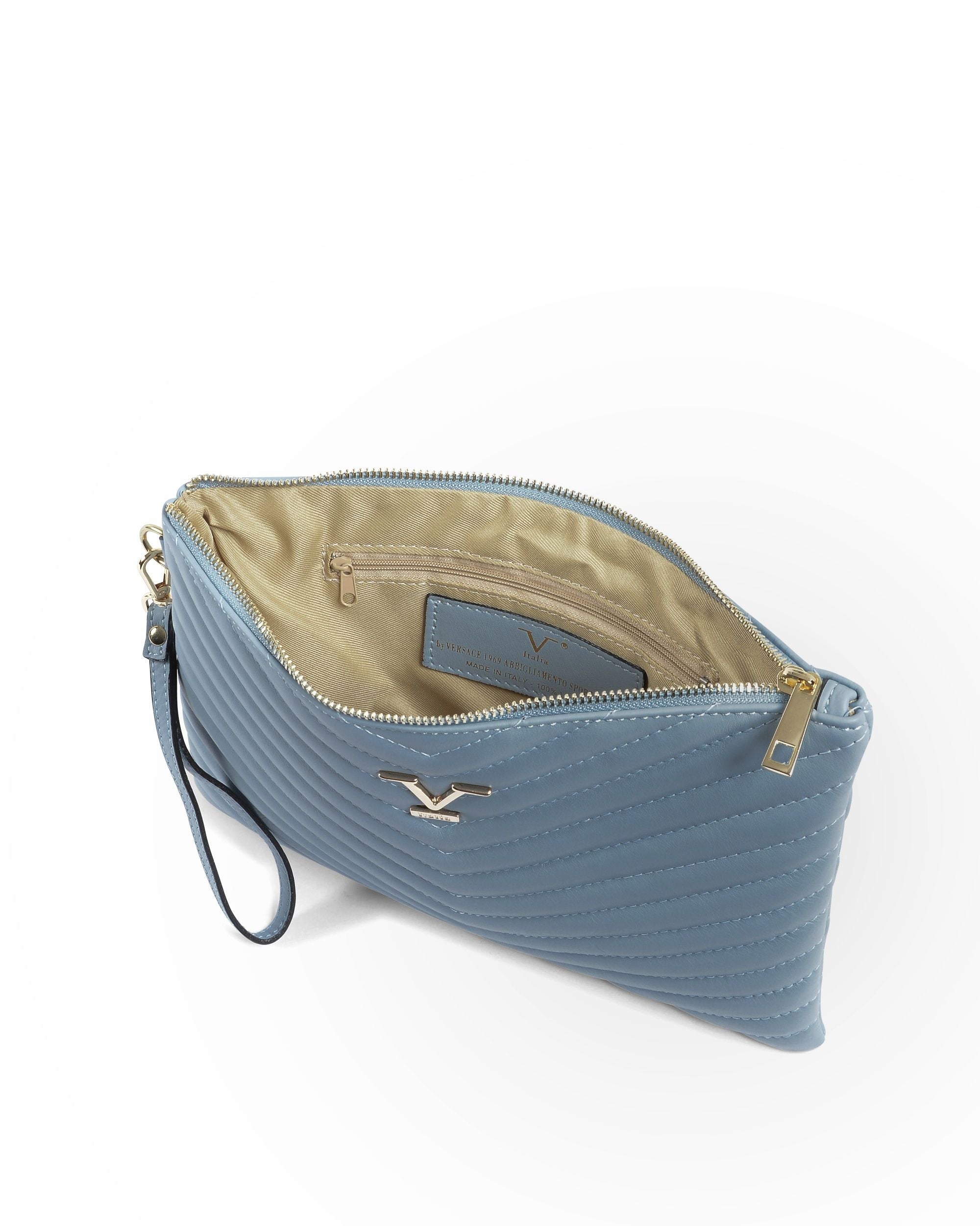 V Italia Borsa a mano da donna Azzurro chiaro V613 52 SAUVAGE AZZURRO CHIARO