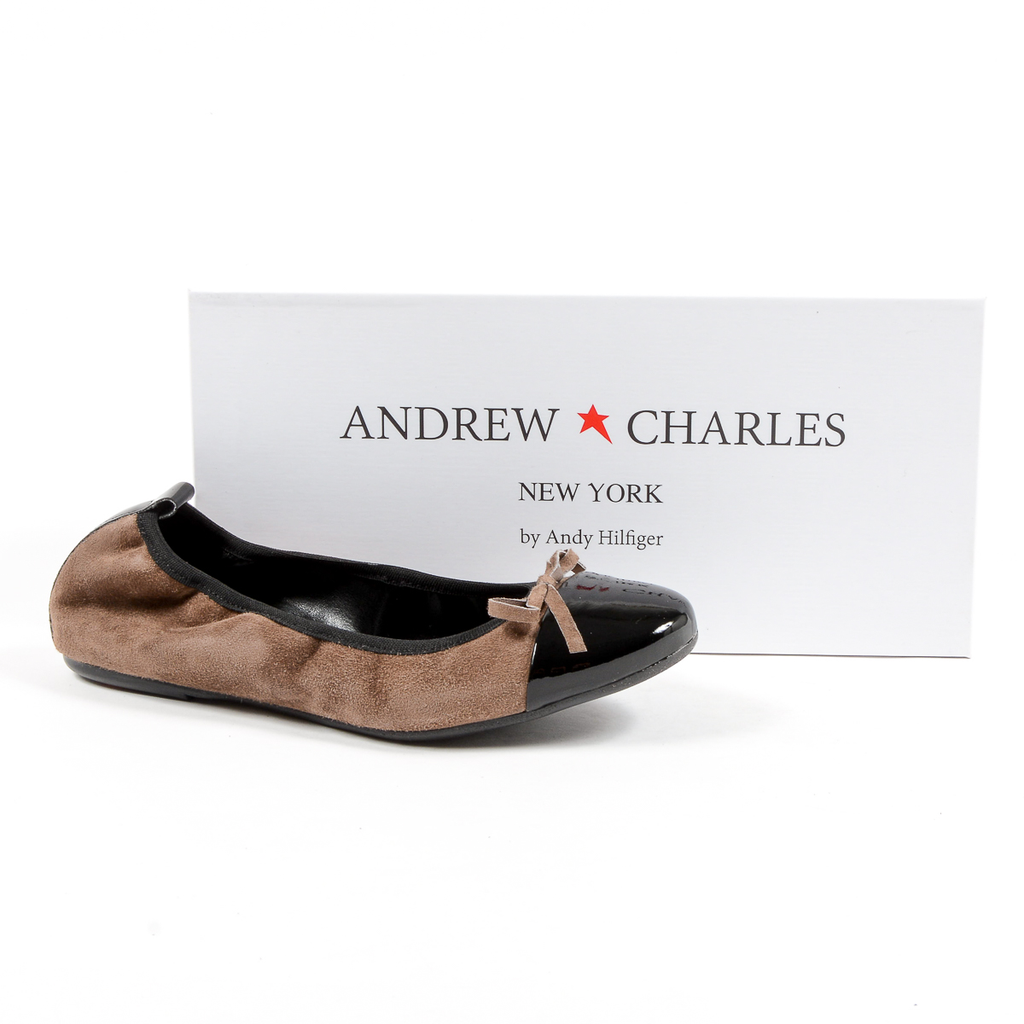 Andrew Charles Ballerina morbida da donna Taupe PATTI