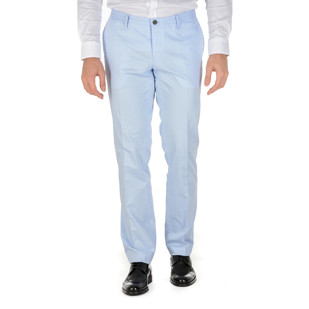 Pantaloni da uomo Hugo Boss blu chiaro STANINO