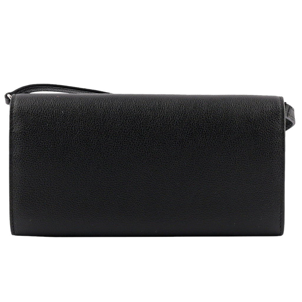 Borsa a tracolla in pelle Burberry Henley nera