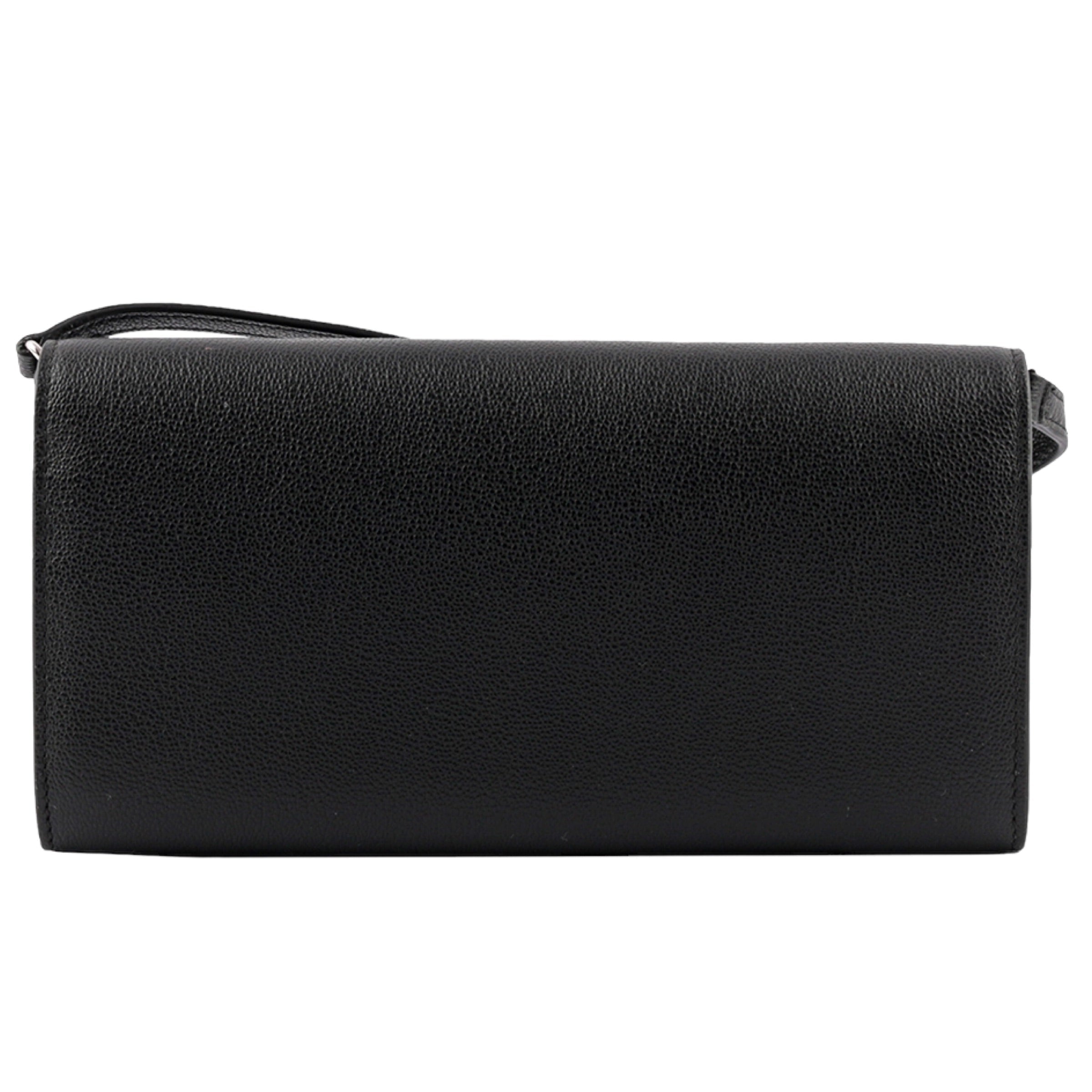 Borsa a tracolla in pelle Burberry Henley nera