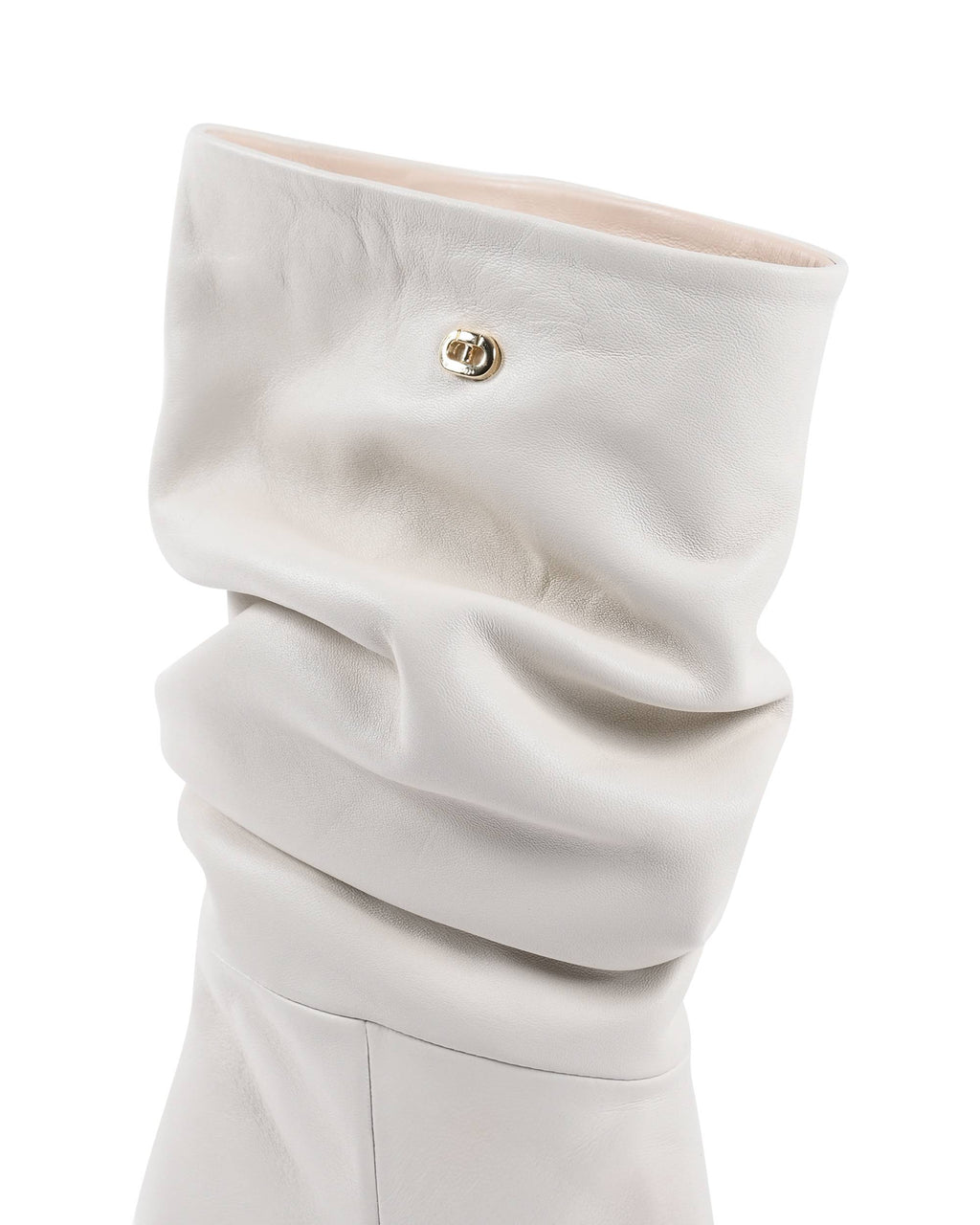 Cady Boot - Stivaletto corto bianco sporco