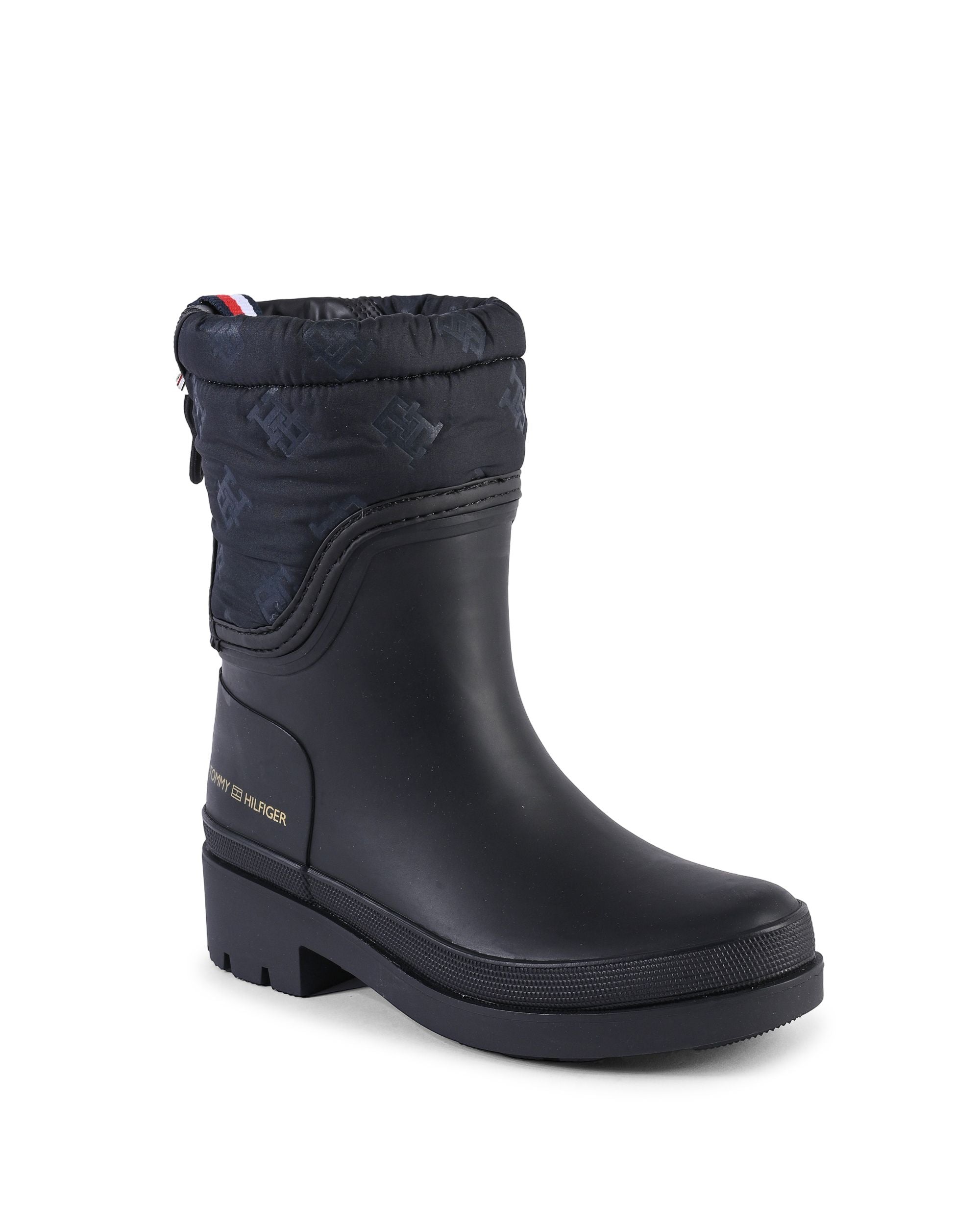 Stivali da donna Tommy Hilfiger neri FW0FW06848BDS