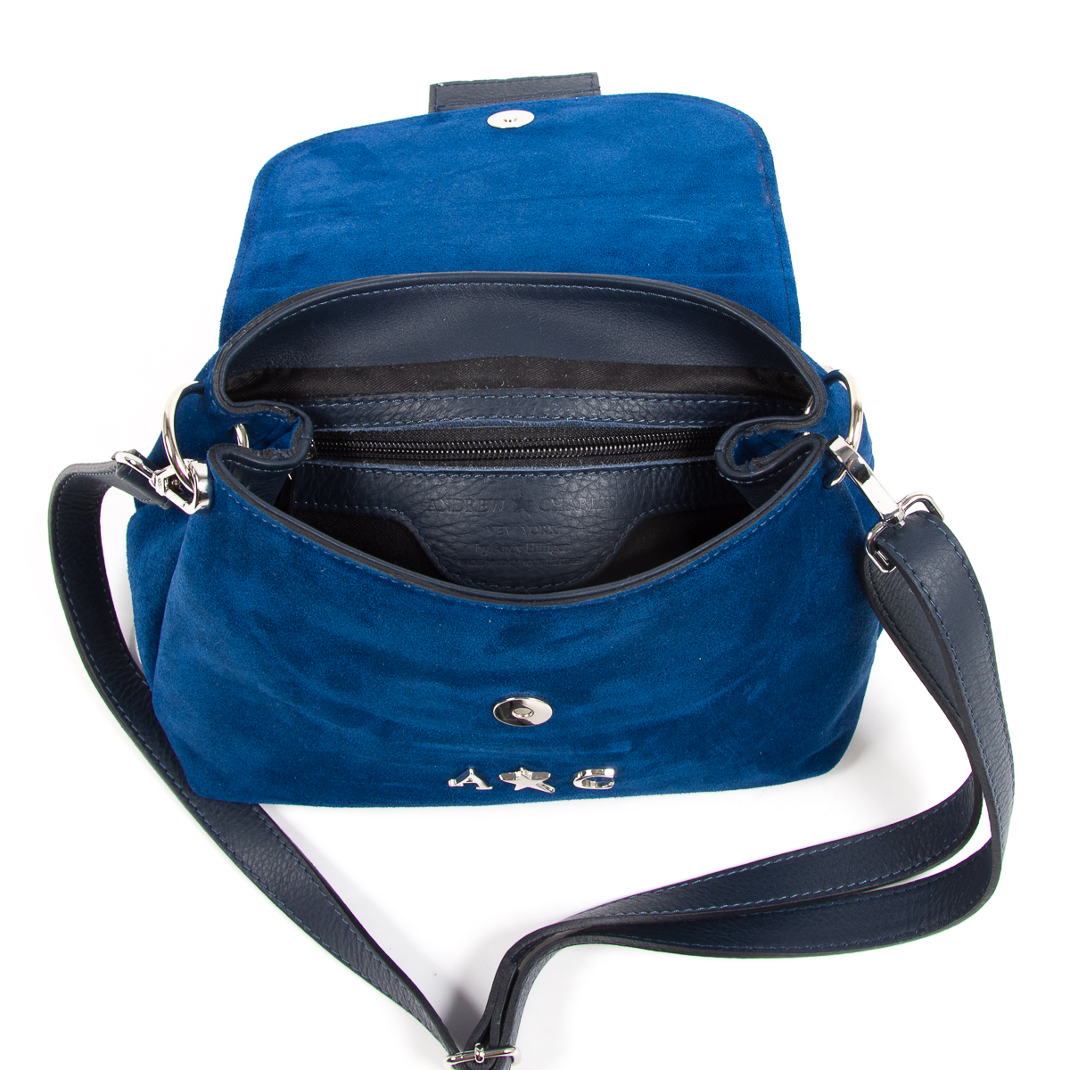 Borsa a mano da donna Andrew Charles blu PAMELA