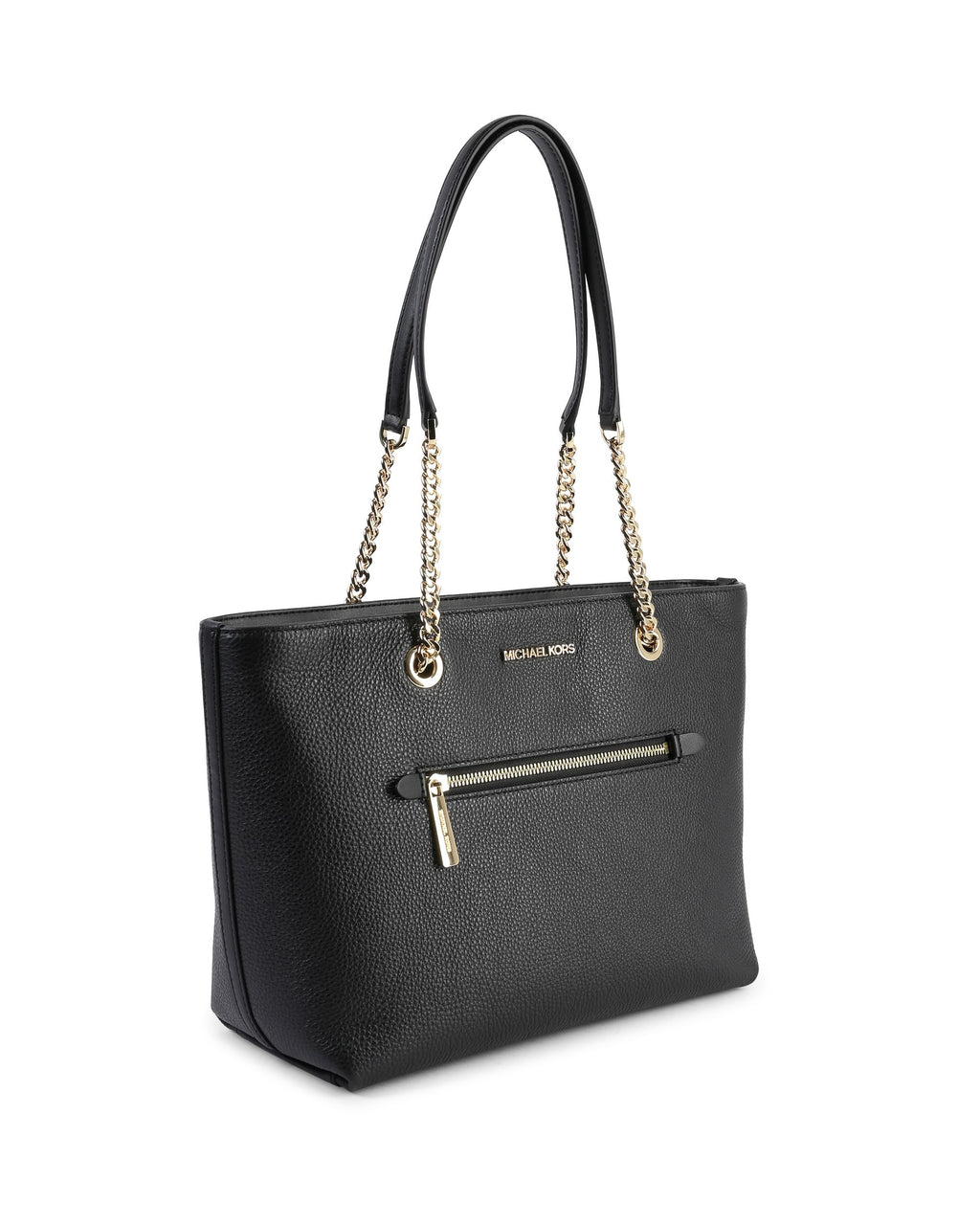 Borsa tote media con cerniera frontale e catena Michael Kors 35F2GTTT2L NERA