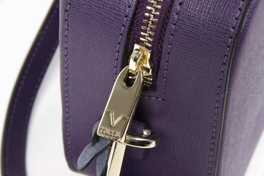 V 1969 Italia Borsa da donna V001 SAFFIANO VIOLA