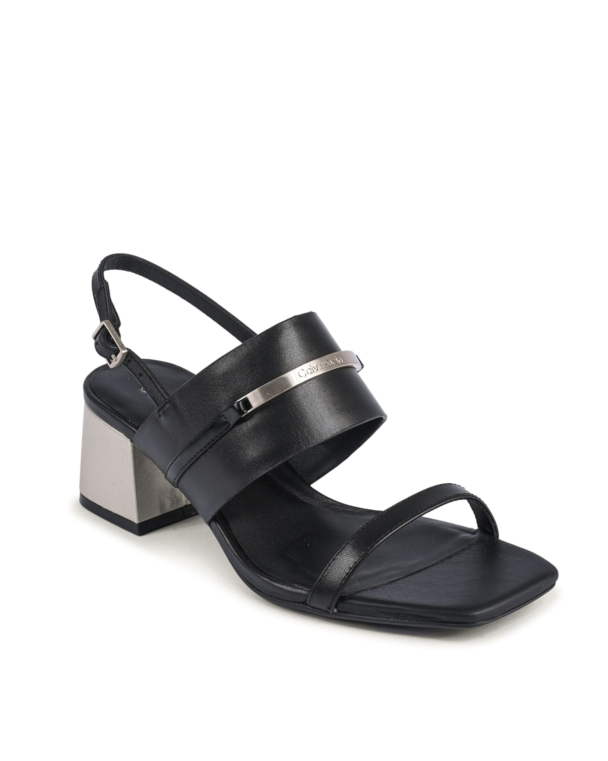 Calvin Klein Sandalo da donna nero HW0HW02012BEH