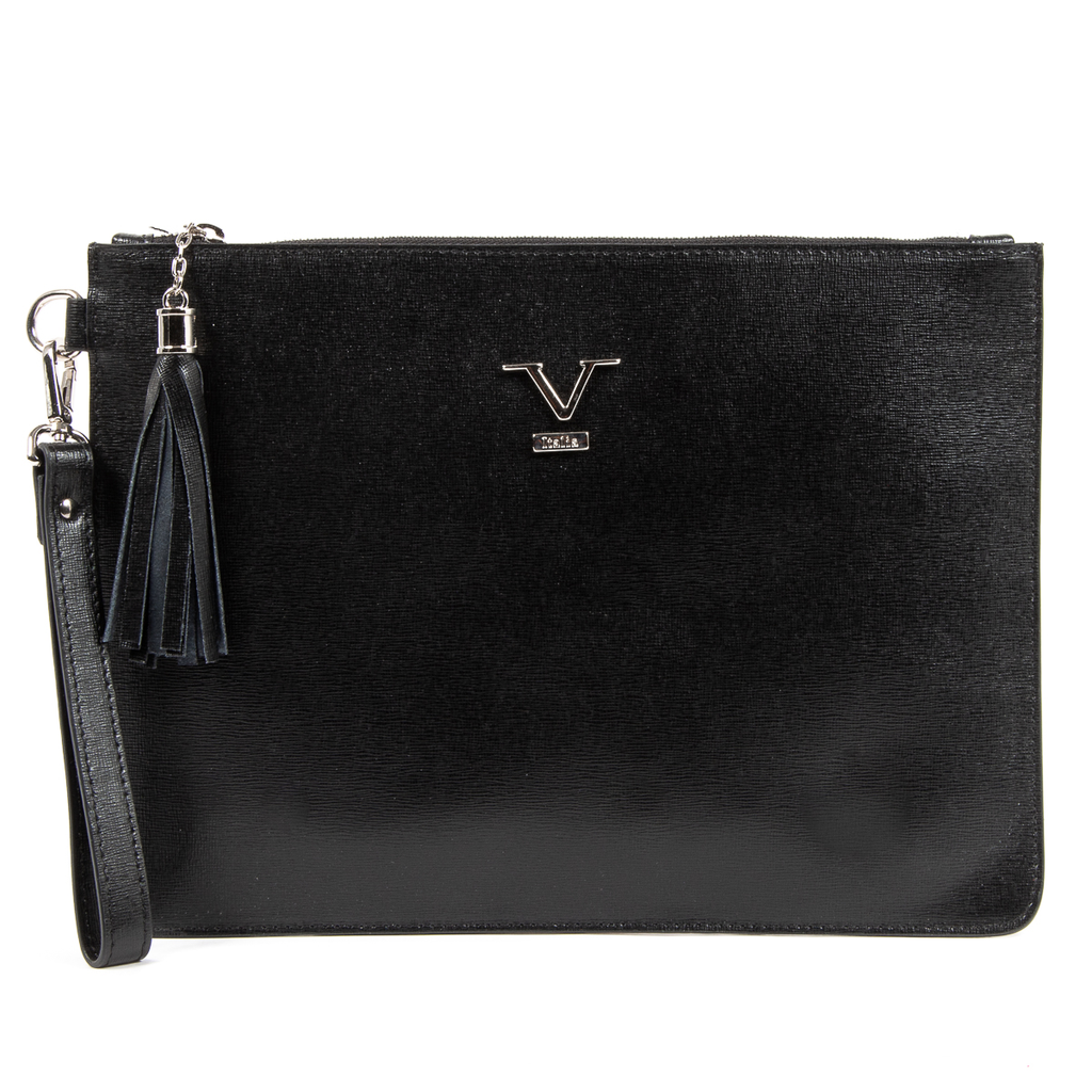 V 1969 Italia Borsa da donna nera LIME