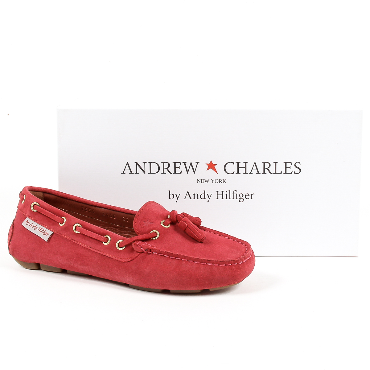 Andrew Charles Mocassini da donna rossi GIULY