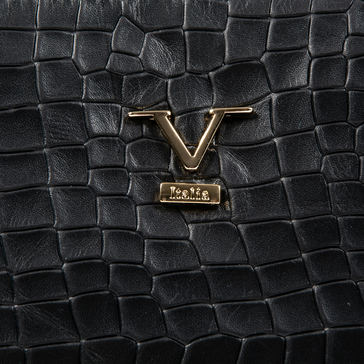 V 1969 Italia Borsa da donna nera LIME