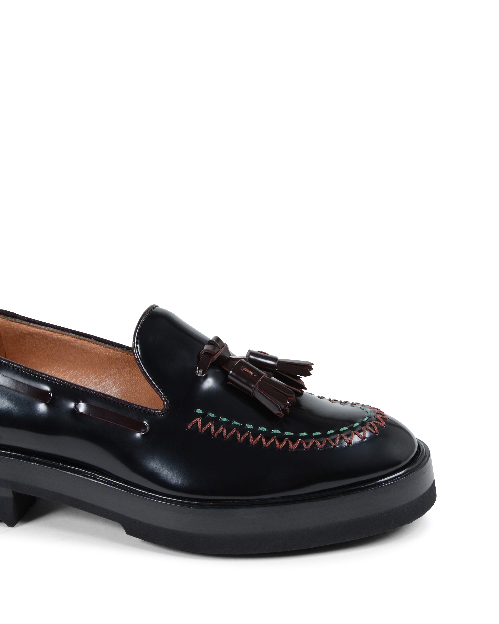 Fratelli Rossetti Mocassino con tacco da donna nero 66398 WINDSOR NERO