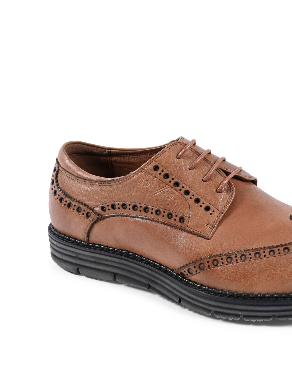 19V69 Italia Scarpe stringate da uomo Marrone YO W3074-3 TABACCO