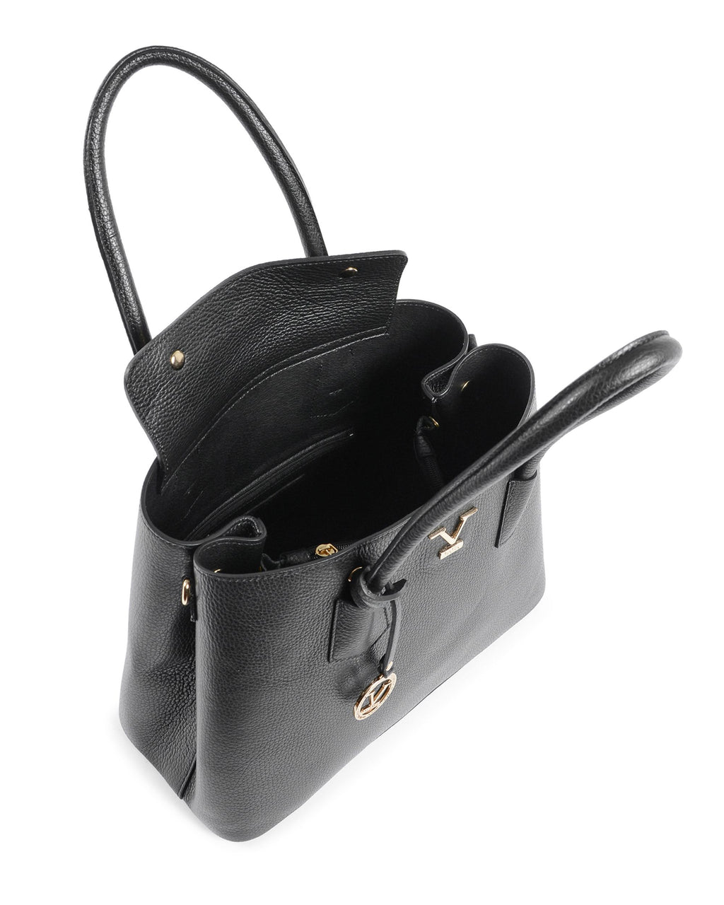 V Italia Borsa da donna nera 10510 V2 DOLLARO NERO