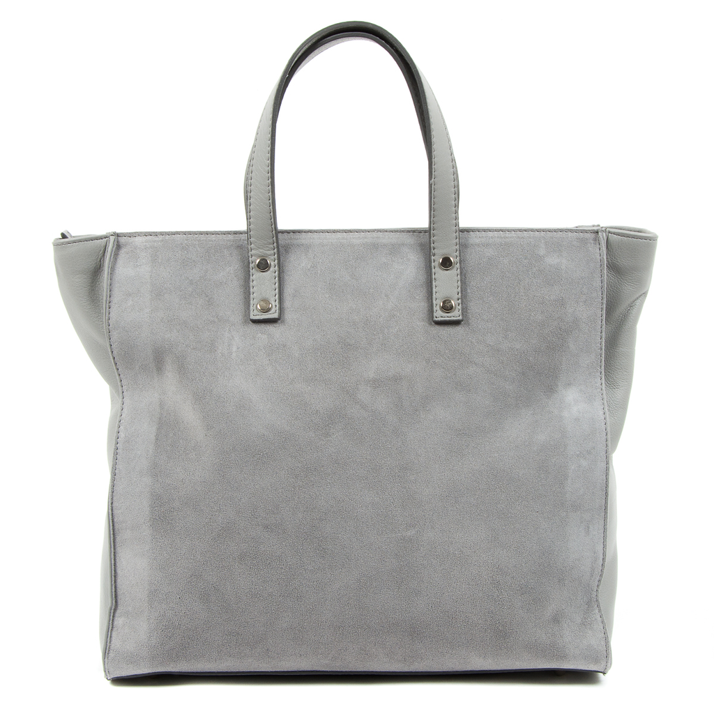 Borsa a mano da donna Andrew Charles grigia JENNER