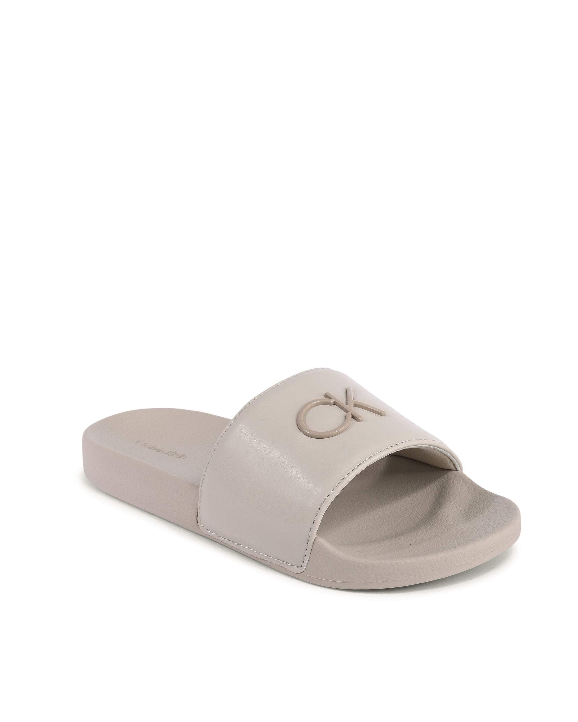 Ciabatte Calvin Klein da donna beige HW0HW015090GC