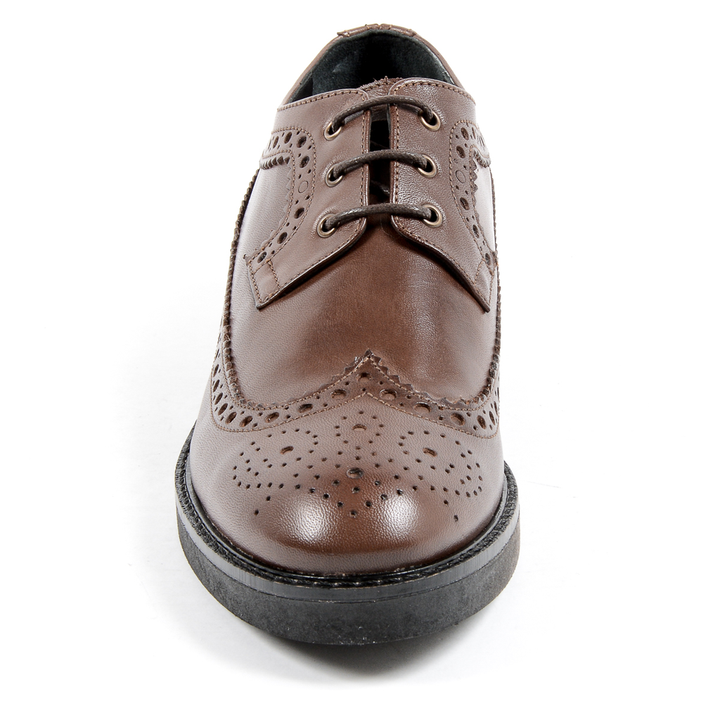 V 1969 Italia Scarpa Brogue da Donna Marrone TRENTO