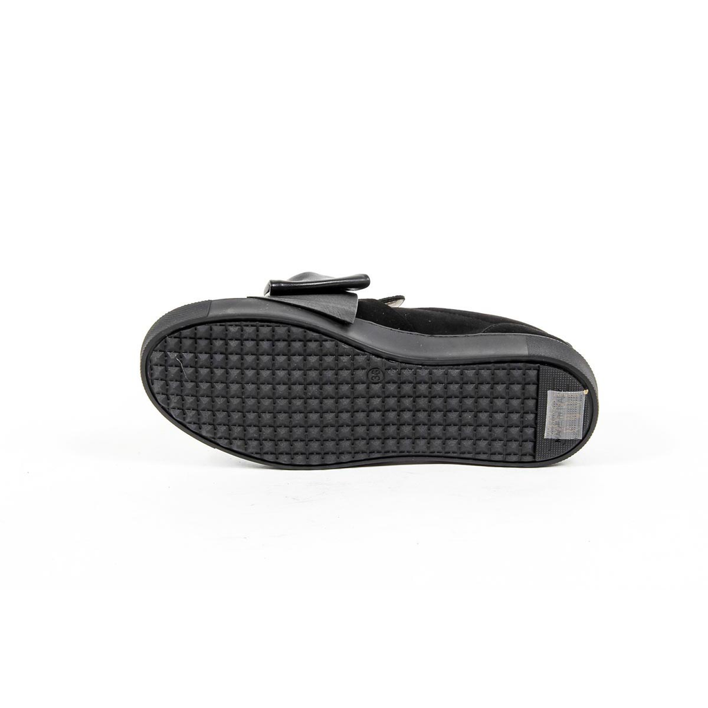 V 1969 Italia Sneaker Slip-On da Donna 302076 CAMOSCIO NERO/NAPPA NERO