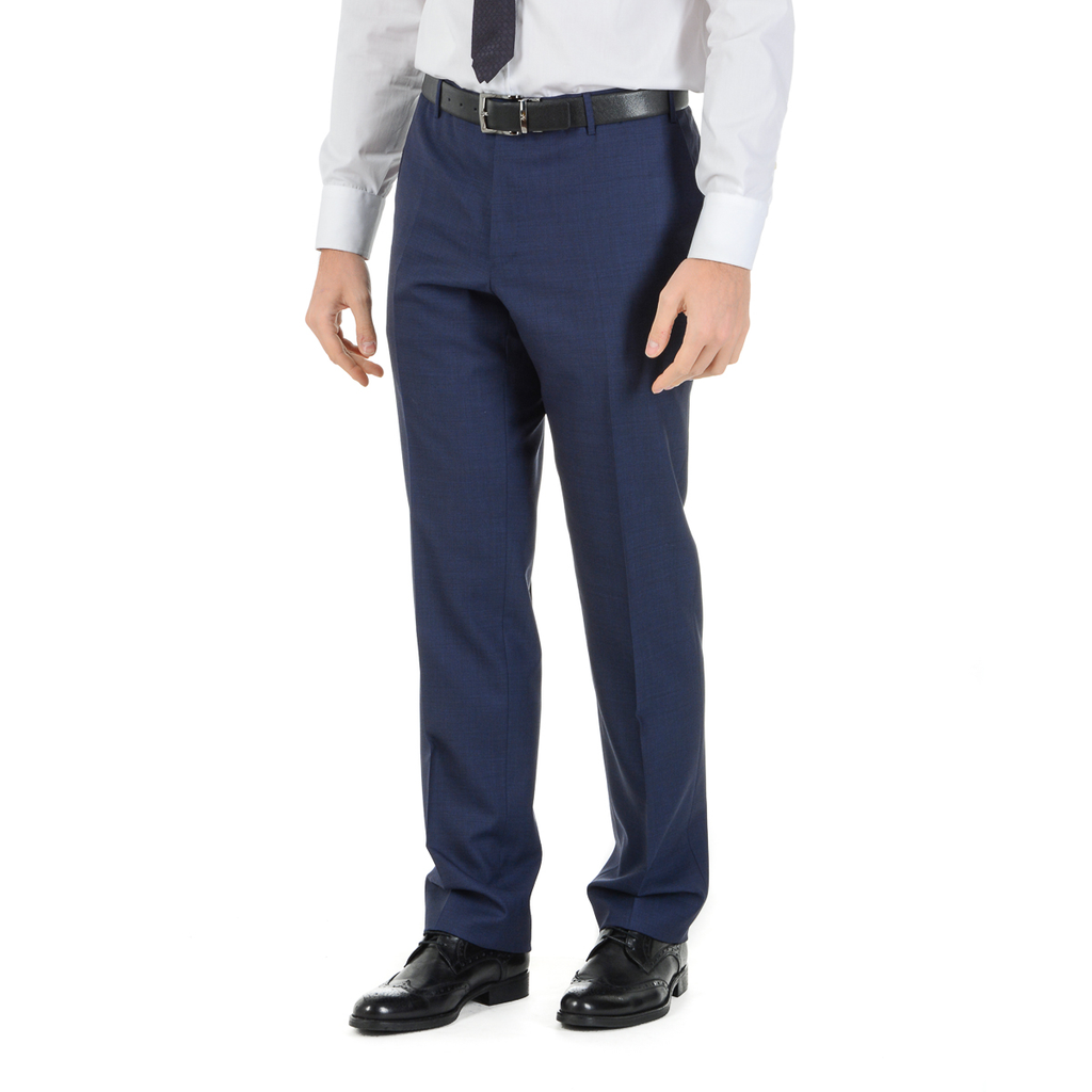 Abito da uomo Corneliani maniche lunghe blu Super 110's