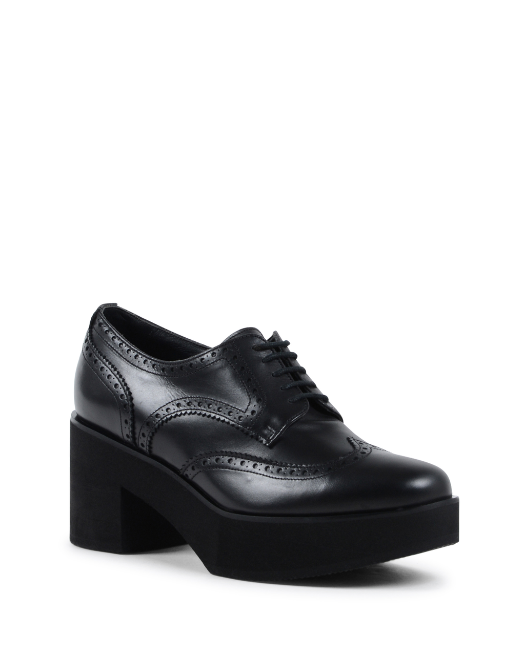 Scarpe Brogue Da Donna Fratelli Rossetti Nere 75438 VELVETY NERO