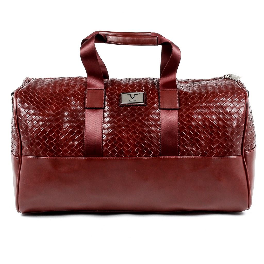 V 1969 Italia Borsa da uomo rosso scuro JEFF