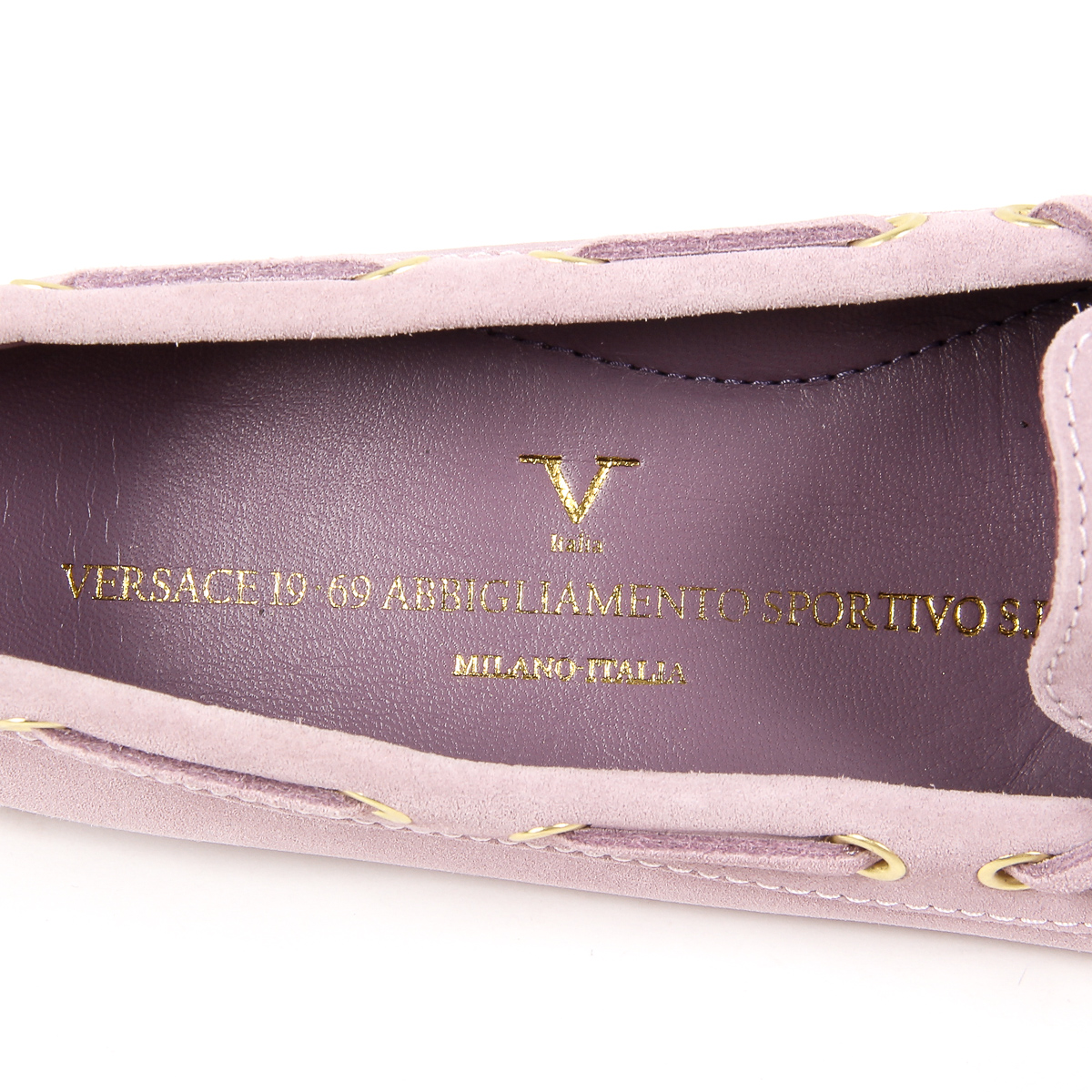 V 1969 Italia Mocassino da donna Lilla CRETA