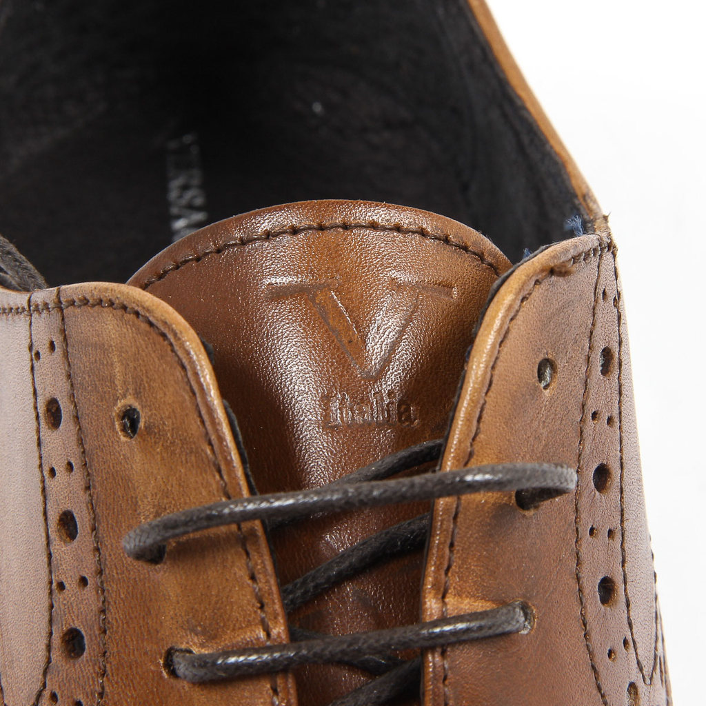 V 1969 Italia Scarpa Oxford Brogue da uomo