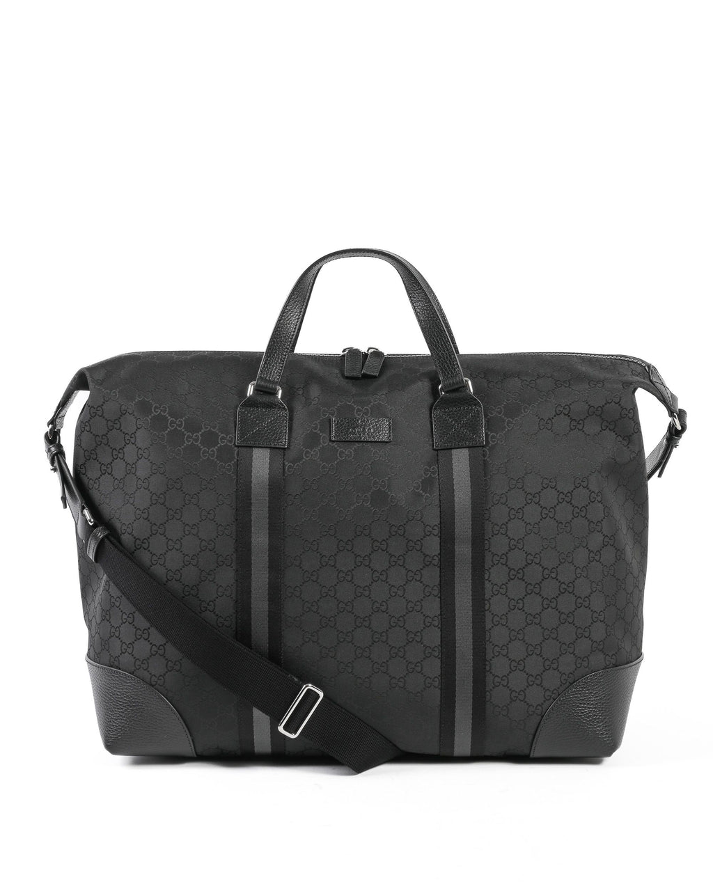 Borsa da viaggio in nylon con stampa GG Gucci 449180 G1XXN 8615