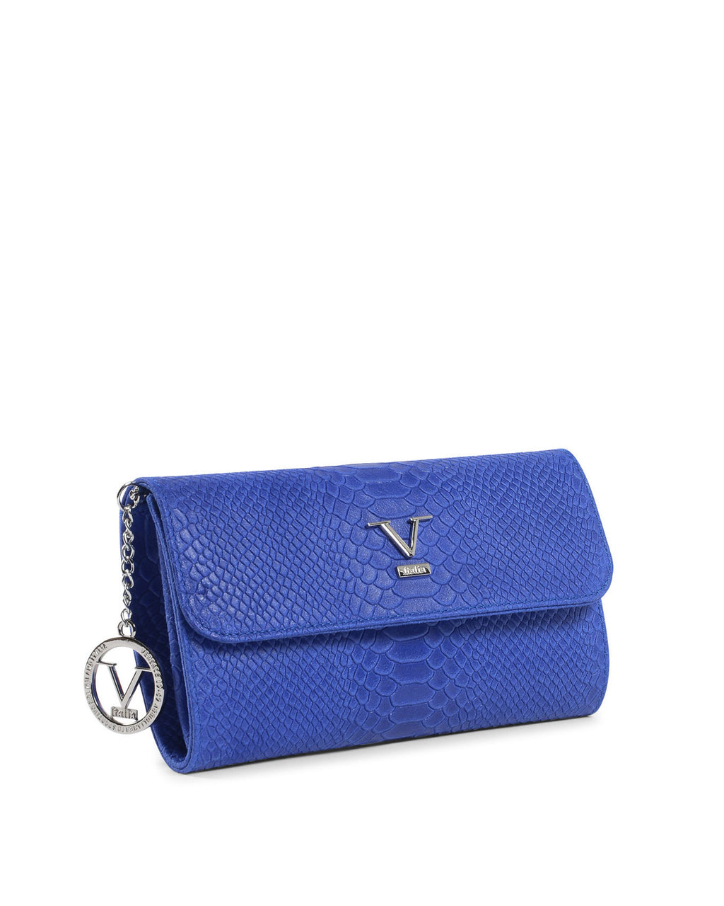 Borsa Donna V Italia Blu V1513 PITONE STAMPATO BLU