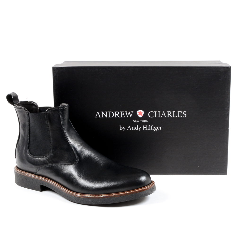 Stivaletti da uomo Andrew Charles neri CHUCK