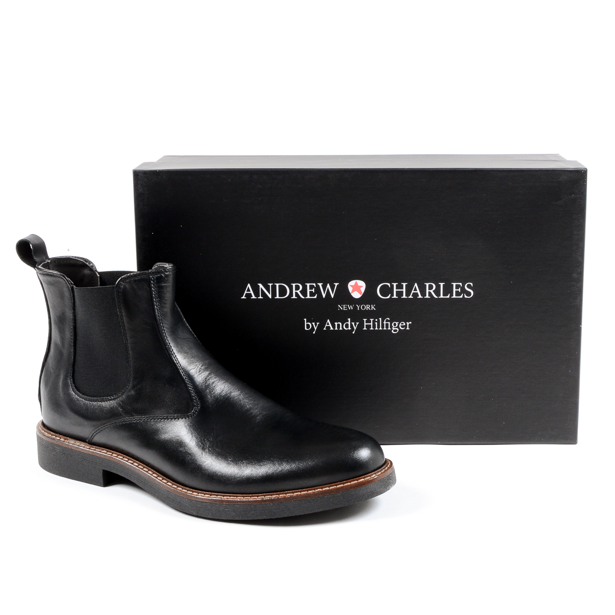 Stivaletti da uomo Andrew Charles neri CHUCK