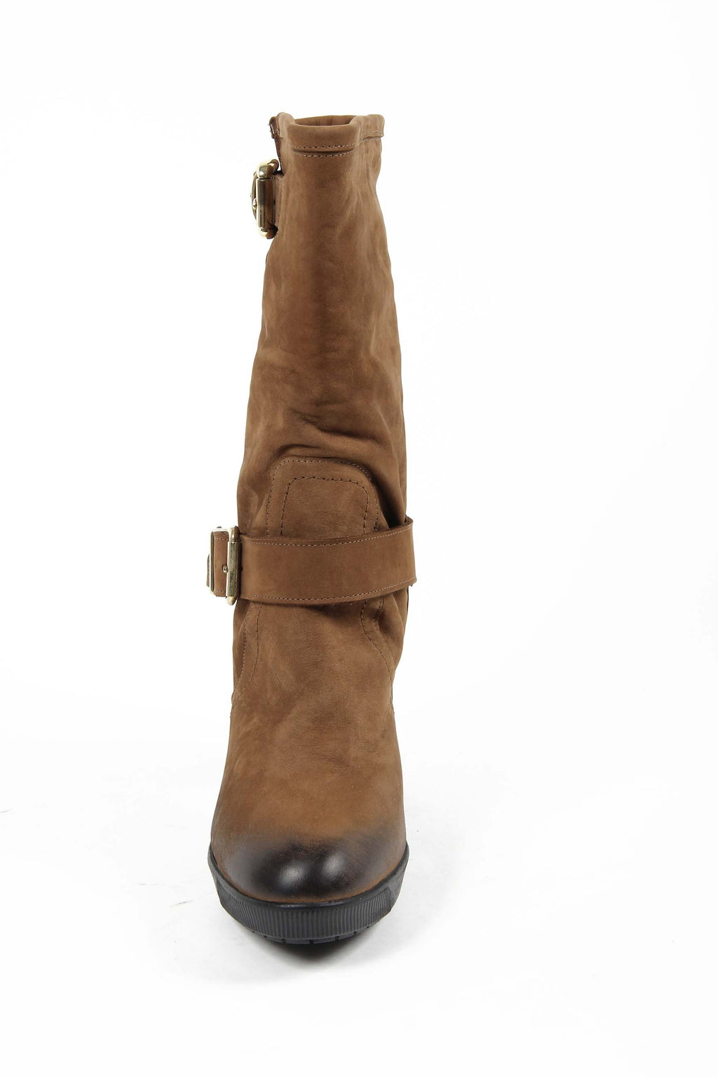 Stivale alto da donna V 1969 Italia S09 NABUK CUOIO