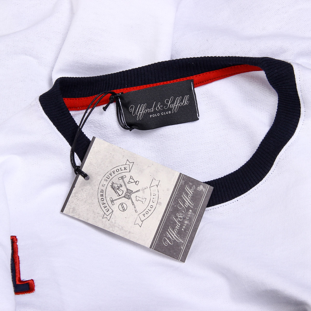 Maglione da uomo a maniche lunghe con scollo tondo Ufford & Suffolk Polo Club