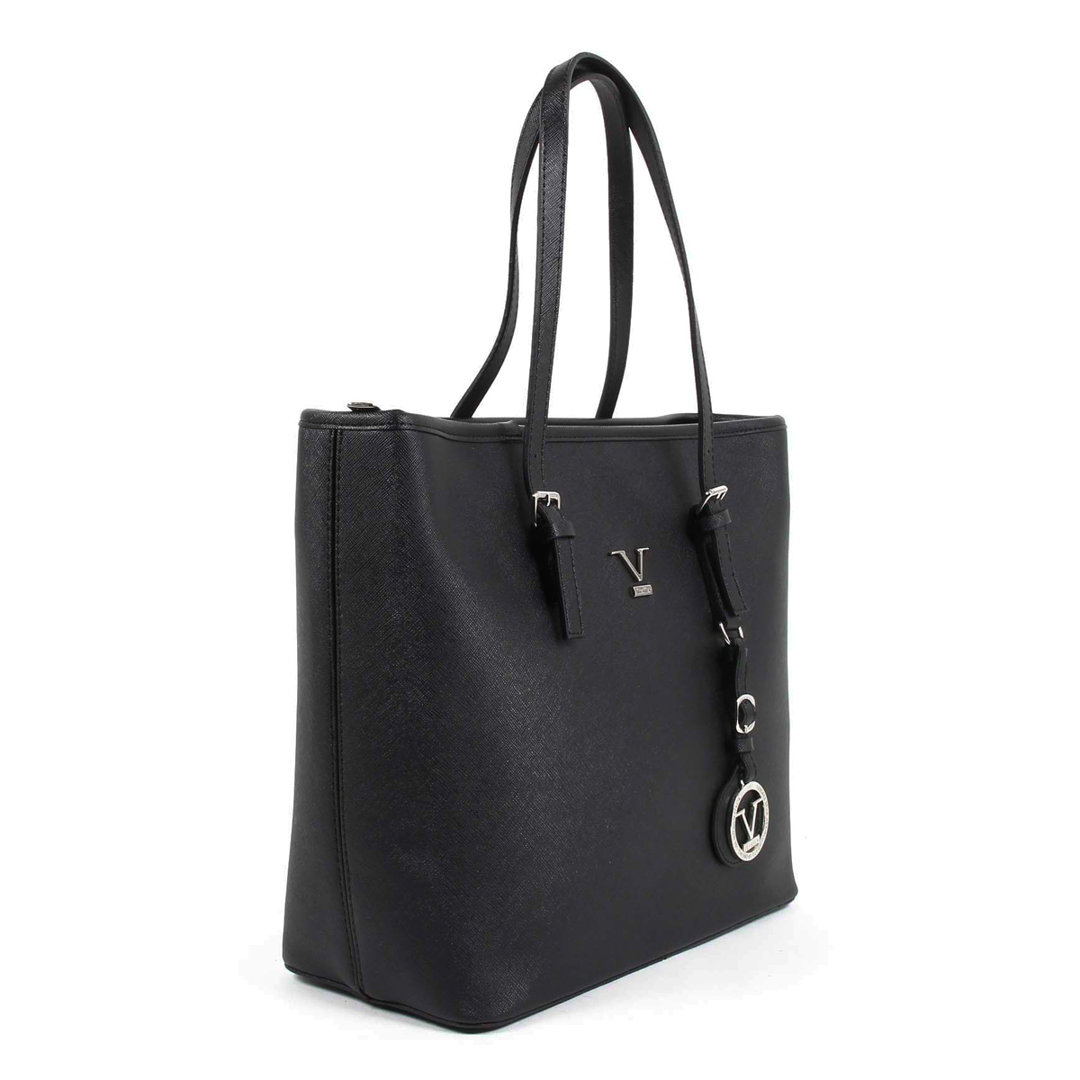 V 1969 Italia Borsa da donna nera RENTA