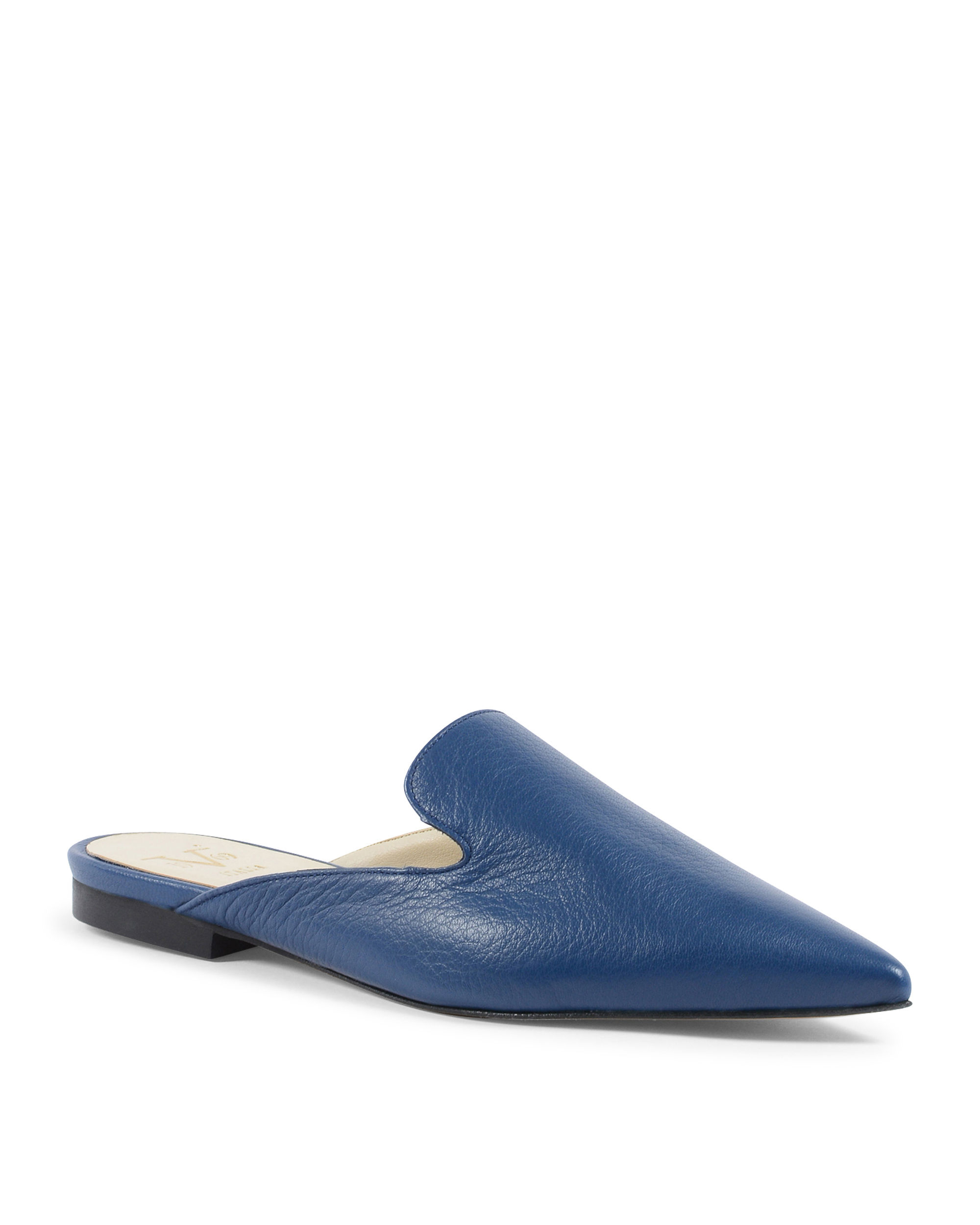 19V69 Italia Ciabatte Donna Blu SABOT DAMITA NAPPA INCHIOSTRO
