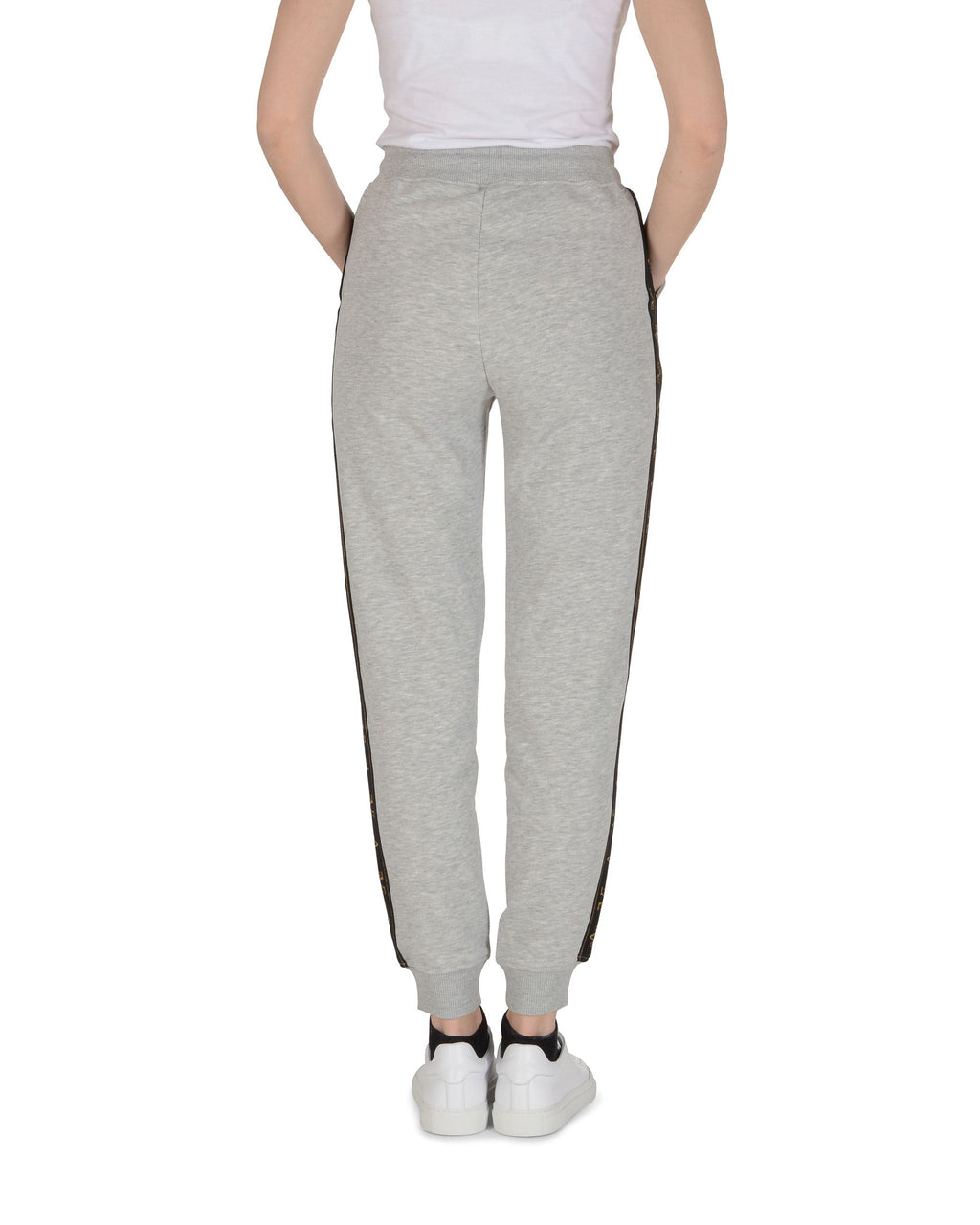 19V69 Italia Pantaloni Donna Grigio Chiaro BIANCA GRIGIO CHIARO