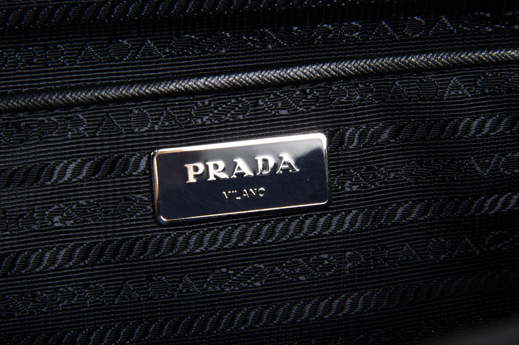 Borsa Prada trapuntata BL0774 Nero Tessuto Impuntu