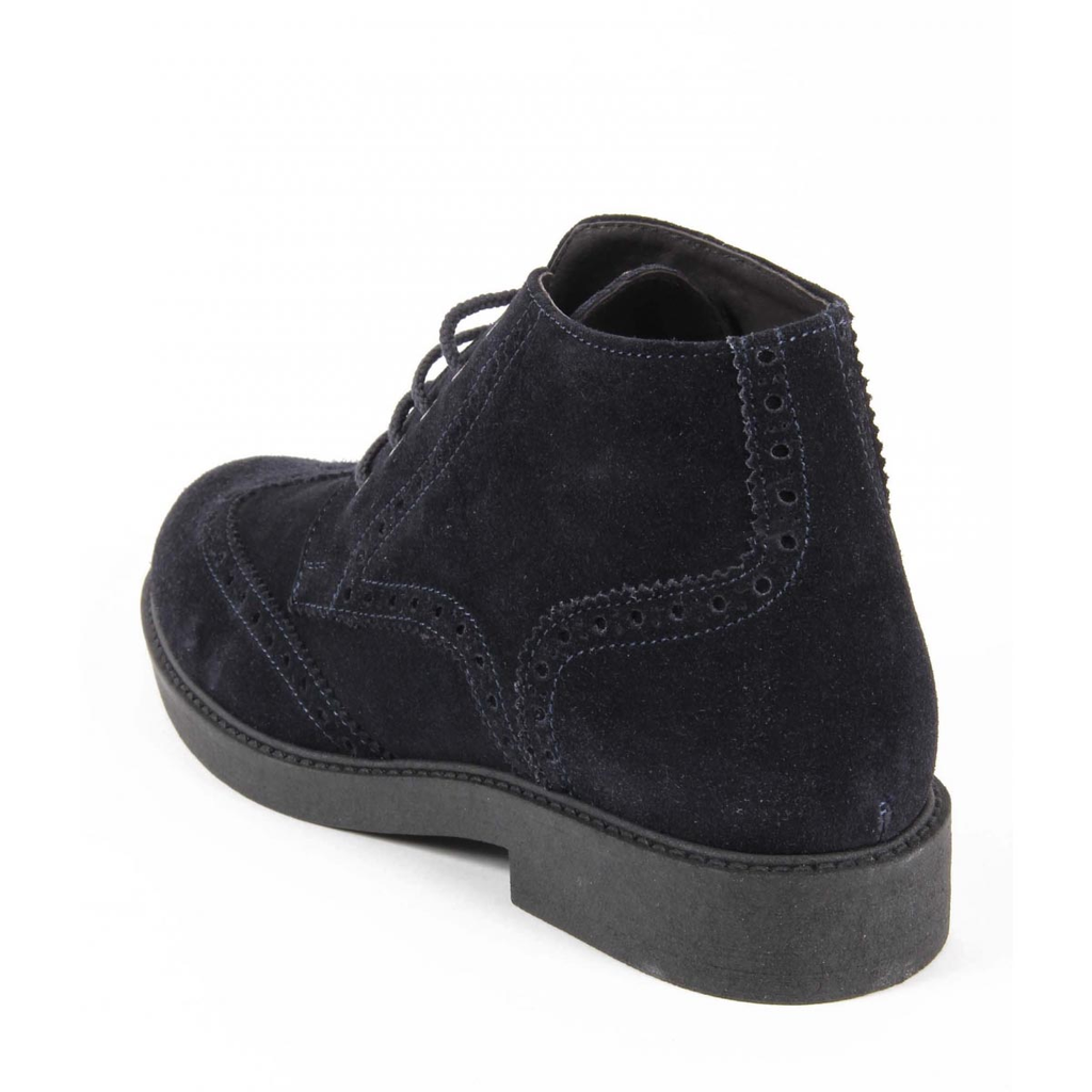 V 1969 Italia Stivaletto Uomo V2660 CAMOSCIO NAVY